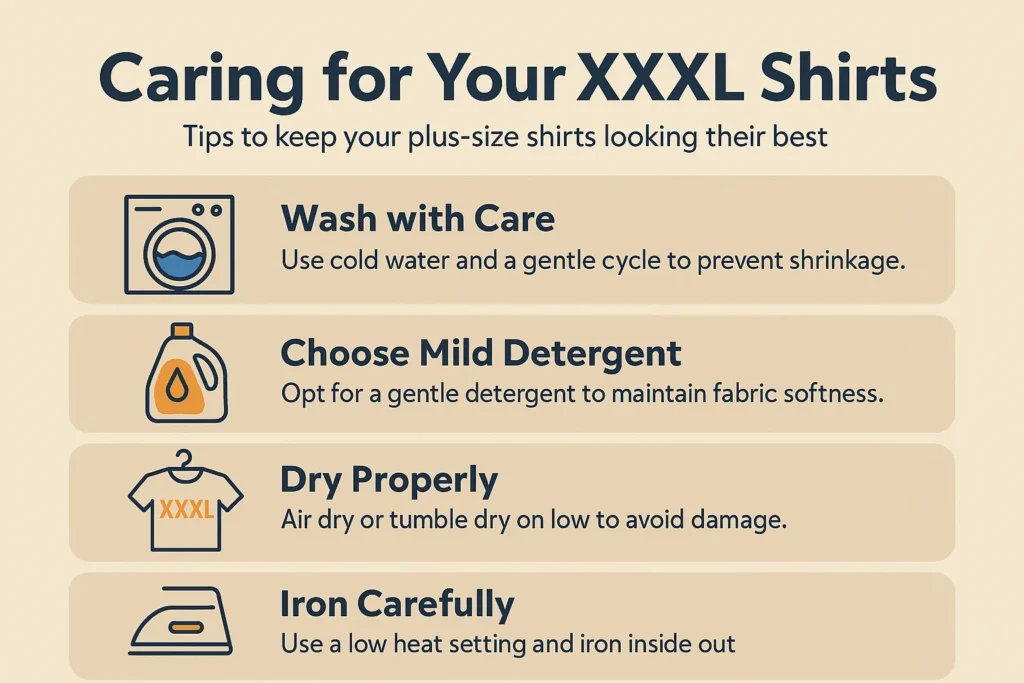 Caring for Your XXXL Shirts