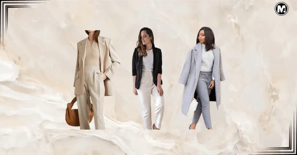 Monochrome outfits 