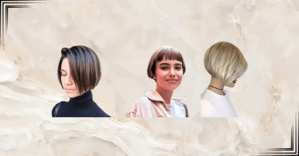 Baby Bangs and Modern Short Bob