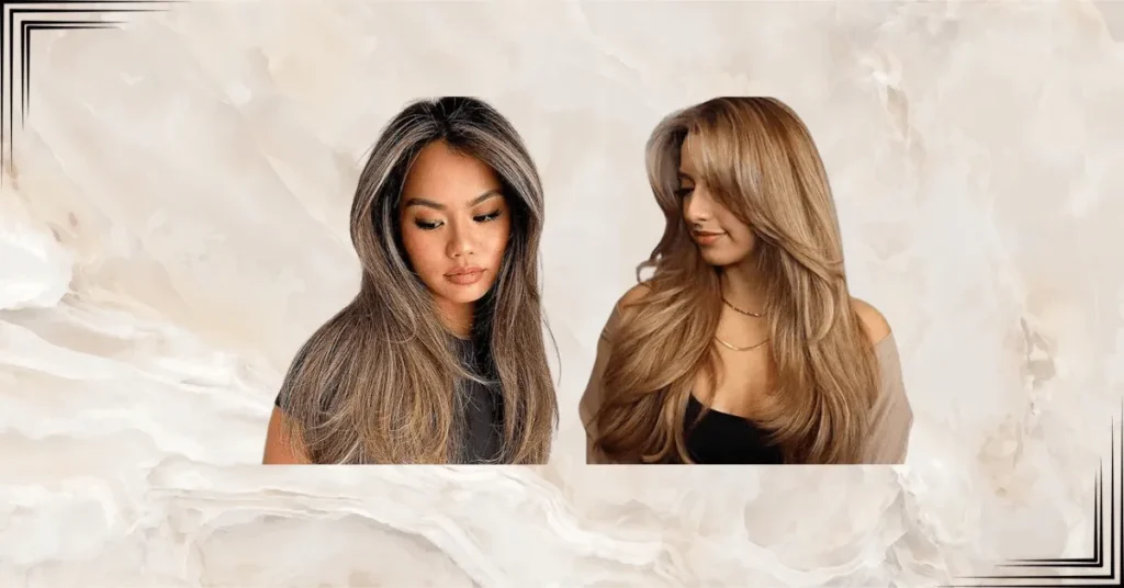 Braids and Face-Framing Layers for Long Hair