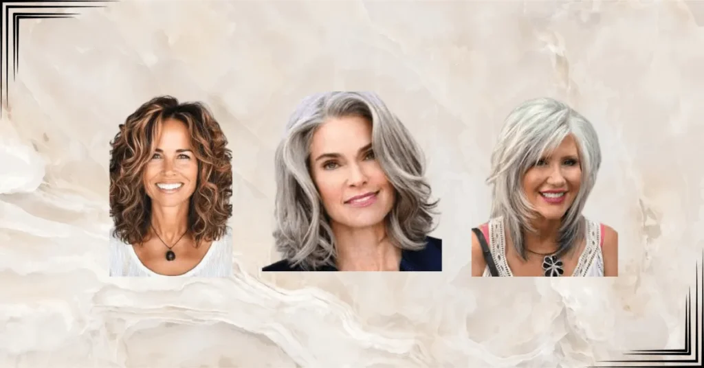 Shoulder-Length Waves and Straight Styles
